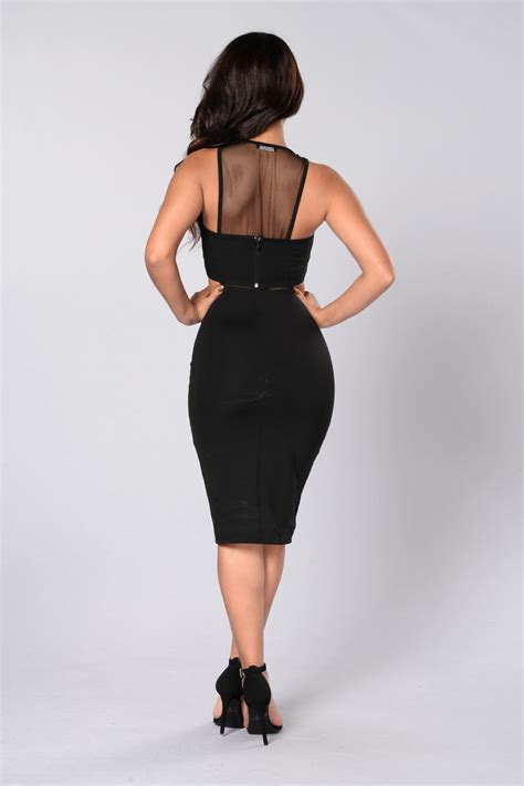 Mesh Appeal Dress Black Fashion Nova Dresses Fashion Nova