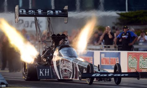 Langdons Top Fuel Runner Up Moves The Silver Al Anabi Car Into The Top