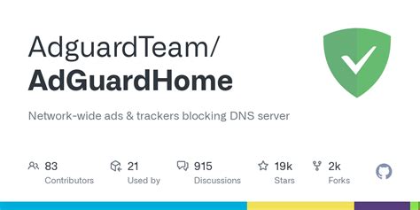 Github Adguardteamadguardhome Network Wide Ads And Trackers Blocking