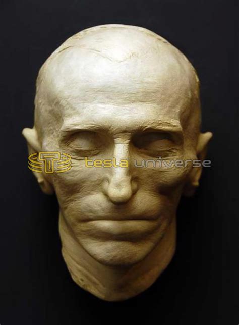 The Tesla Death Mask Displayed In The Nikola Tesla Museum Belgrade