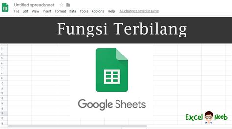 Buat tulisan biasa yang terdiri dari satu kolom pada aplikasi microsoft word anda, ilustrasinya bisa dilihat pada. Membuat Fungsi Terbilang di Google Spreadsheet - ExcelNoob