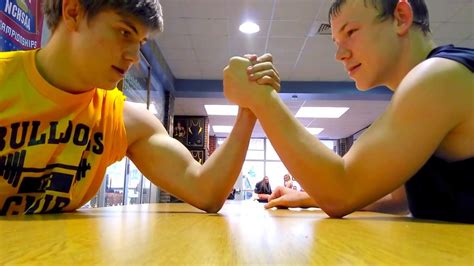 Arm Wrestling In School Part 2 Youtube