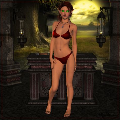 Female Blood Elf Bikini