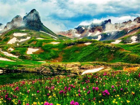 47 Free Mountain Spring Wallpapers Wallpapersafari
