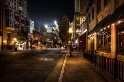 City Street Backgrounds At Night Wallpaper Cave