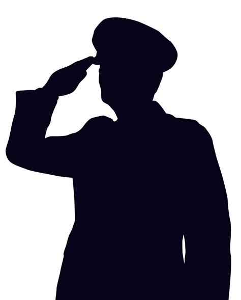 Army Soldier Silhouette Clipart png image
