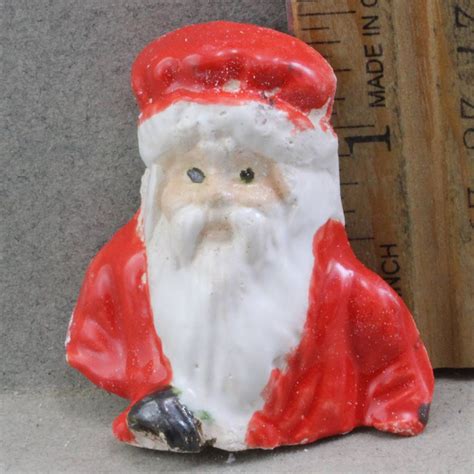 Handmade Ceramic Santa Christmas Figure Cabochon Oscarcrow | Etsy | Handmade ceramics, Handmade ...