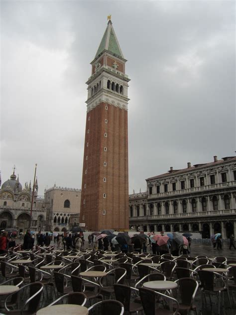 San Marco Campanile In Venice Italy Known As The Bell Tower Of St
