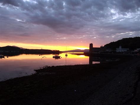 Oban Sunset Sunset Oban 4 June 2013 Silhouetted On The Flickr