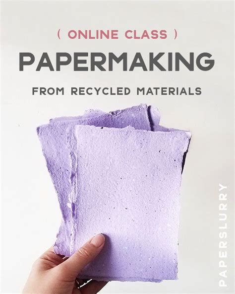How To Make Handmade Paper Papermaking Online Classes Paperslurry