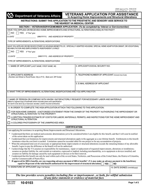 Fill Free Fillable Forms For The U S Department Of Veterans Affairs