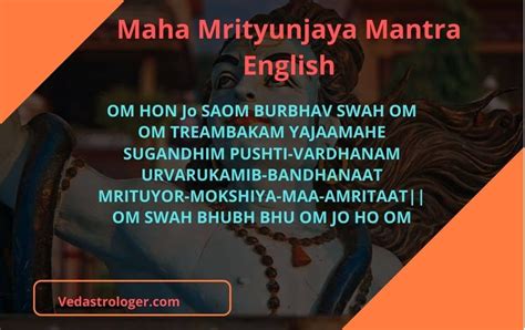 Most Powerful Mahamrityunjay Mantra Meaning And Its Benefits