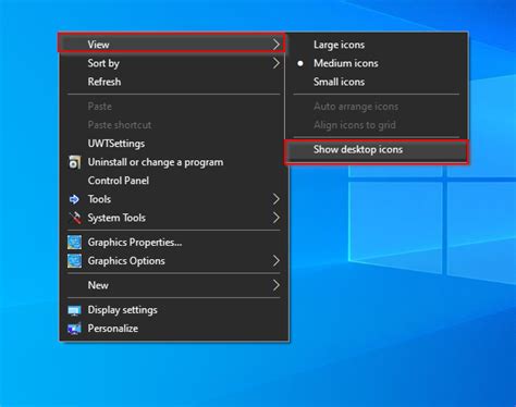How To Hide Or Unhide All Desktop Icons On Windows In 10 Gear Up 11