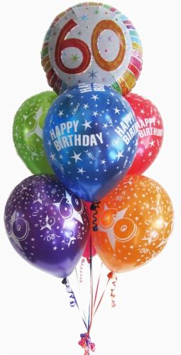 Shawn heard deeper than decor. 60th Birthday Flowers and Balloons | BirthdayBuzz