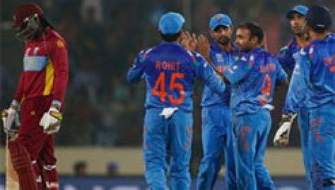 World Twenty20 Statistical Highlights Of The Match Between India And The West Indies Cricket