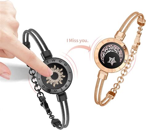Totwoo Couple Bracelet Smart Long Distance Relationship Ts Love