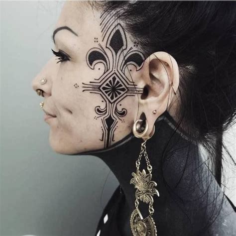 Pin By Alex K C On Tattoo And Modification Facial Tattoos Tattoos