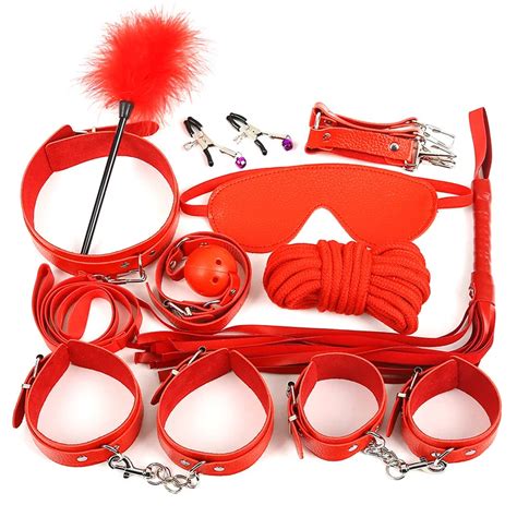 Restraints For Sex Pcs Bdsm Toys Leather Bondage Sets Restraint Kits Sex Things For Couples