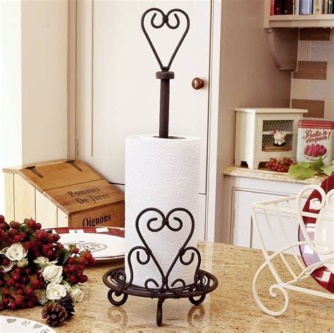 Iron Standing Kitchen Towel Holder By Dibor
