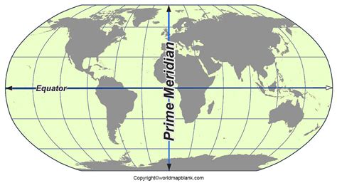 Prime Meridian Map World Map With Prime Meridian