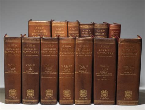Oxford English Dictionary First Edition James Murray Bauman Rare Books