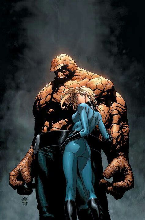 Ben Grimm Thing Susan Storm Richards Invisible Woman Of The