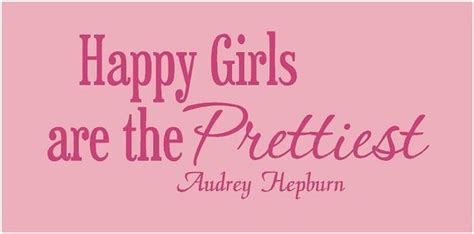 Items Similar To Audrey Hepburn Happy Girls Are The Prettiest 36x16