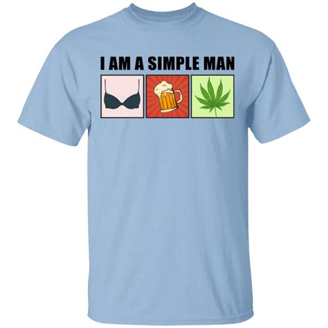 Id Smoke That Weed 420 Shirt Im A Simple Man Boobs Tits Beer Cannabis Weed 420 Cubebik