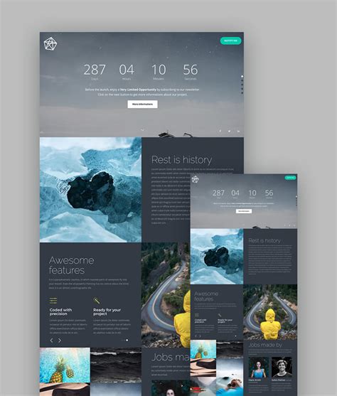 18 Best Responsive Html5 Landing Page Templates 2018