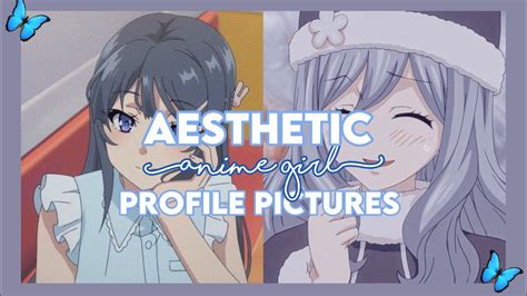 Female Pfp Aesthetic Anime Blue Pfp Anime Wallpaper Hd