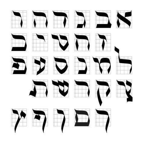 Hebrew Calligraphy My Hebrew Type Typography By Michel Danastasio