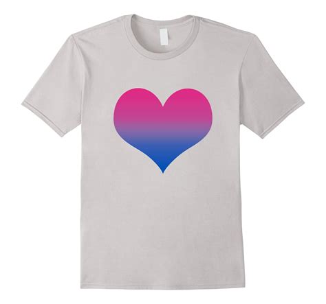 Bisexual Pride Bi Equality Flag Heart Gradient T Shirt Lgbt 4lvs 4loveshirt