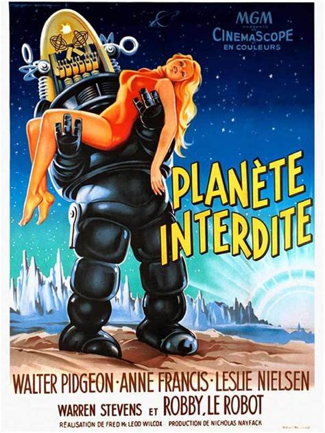 Planète Interdite Affiche Movie Poster Art Film Posters Retro Poster