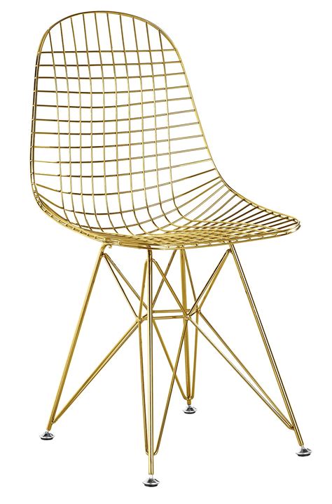 We offer the best chairs with a range of materials and fabric colours. Wire Chair In Gold Finish - Gold Wire Side Dining Chair ...