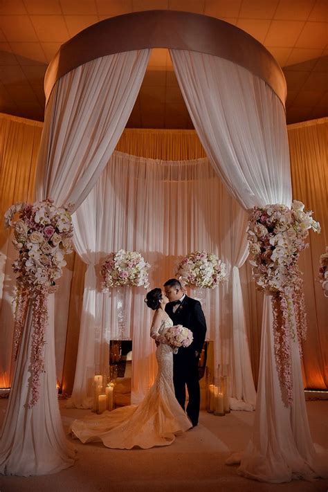 Luxurious Ceremony With Lush Flowers Designed By Wink Design And