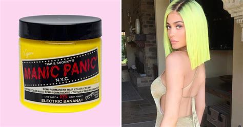 kylie jenner uses manic panic hair dye to get neon coachella hair teen vogue