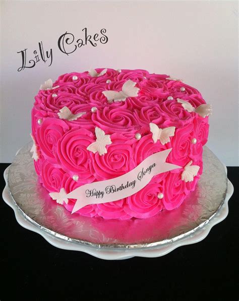Thank you for everything and enjoy this special day today beautiful colorful tulips happy birthday sister gif happy birthday to the woman of my life. Hot pink swirl rose birthday cake with fondant butterflies ...