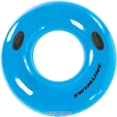 Swimline Round Inflatable Person Swimming Pool Inner Tube Ring