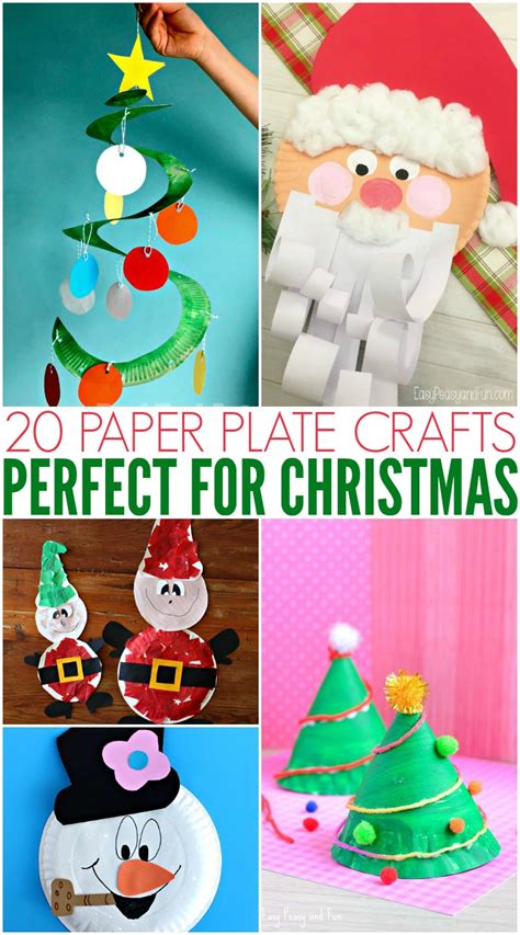 20 Paper Plate Crafts For Christmas Mamanista