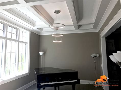 Maybe you would like to learn more about one of these? Modern lights installation - Northbrook IL | Wiktorowski ...