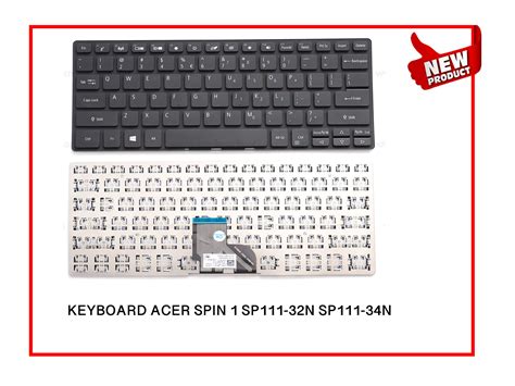 Keyboard Acer Keyboard Acer Spin 1 Sp111 32n Sp111 34n ราคา 1500 บาท