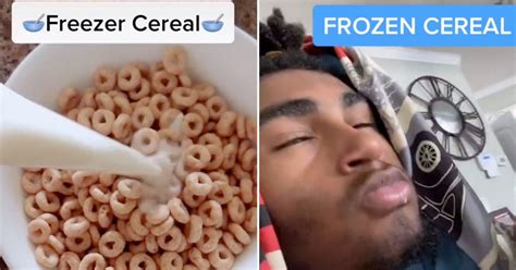 Freezing Cereal Tiktok Hack Popsugar Food