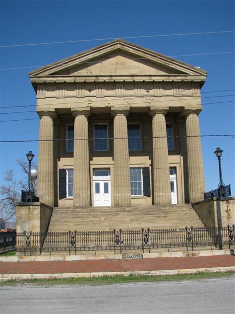First National Bank Building Old Shawneetown Illinois American