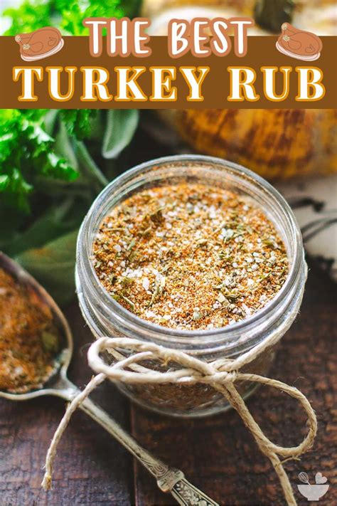 This Homemade Turkey Rub Is A Blend Of Savory Spices And Herbs To Make The Ultimate Poultry