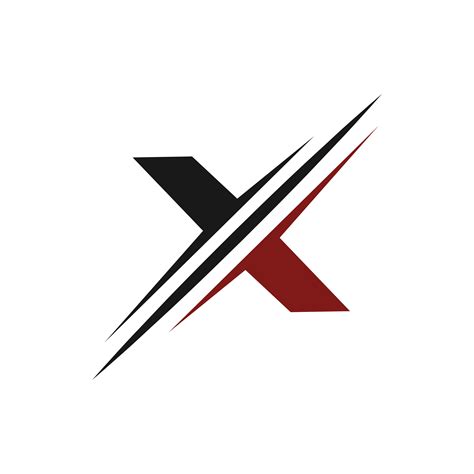download letter x logo slice logo design concept template vector art choose from over a