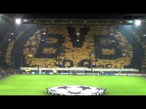 Borussia dortmund have been ordered to close the yellow wall for one match and a €100,000 fine has been demanded by the german football association (dfb) following major crowd trouble against rb leipzig. Borussia Dortmund Yellow Wall - YouTube