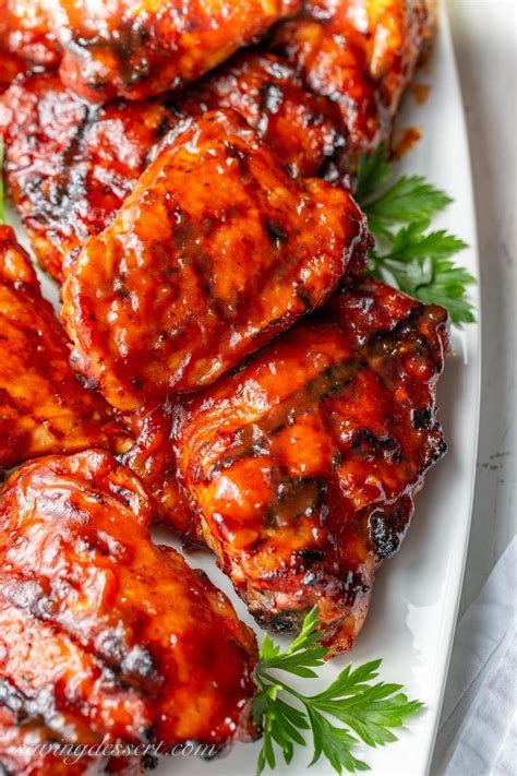 The average time to deep fry wingdings is around four minutes. How to grill skin-on, bone-in Barbecued Chicken | Recipe ...