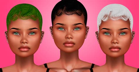 Baby Hair 01 By Black Queen Sims 4 Black Hair The Sims
