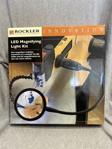 Rockler Led Magnifying Light Kit Brand New 2999 Picclick