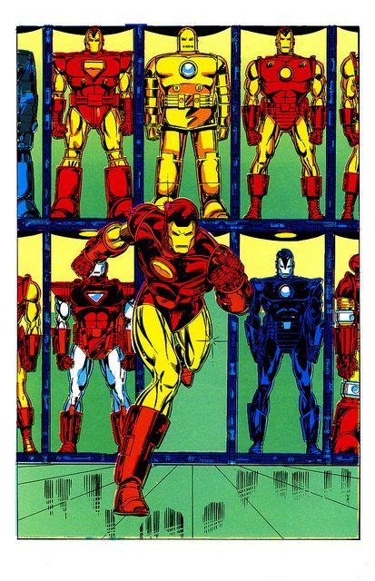 Iron Man Armor Hall By Bob Layton Iron Man Comic Iron Man Armor